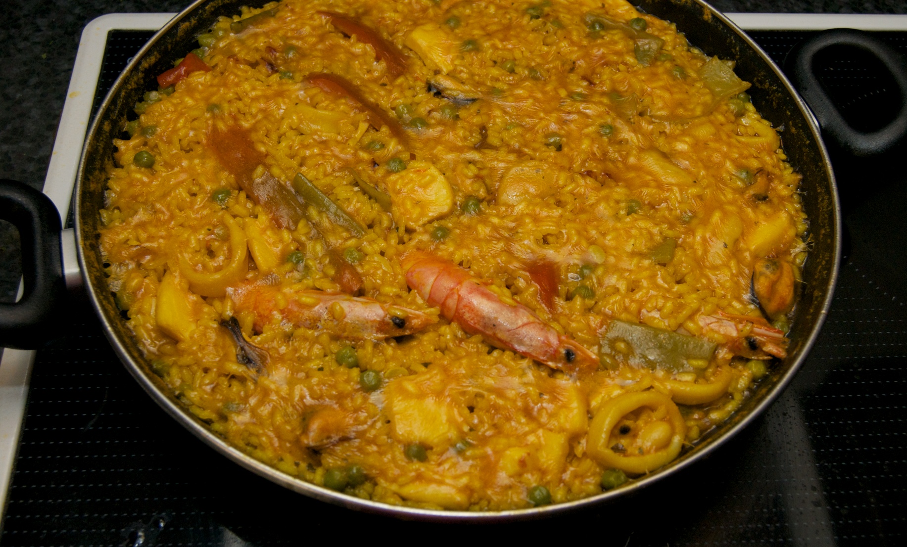 Foto della paella de meriscos di Pedro