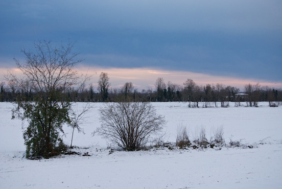 Campagna innevata