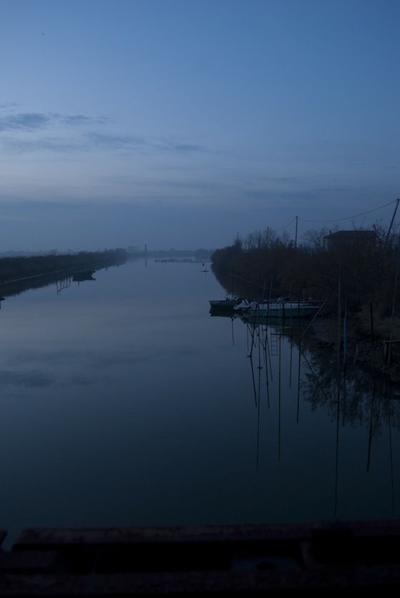 Marano - Canale al tramonto