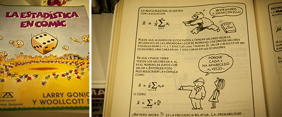 Libro di statistica in fumetto, Toledo, Biblioteca