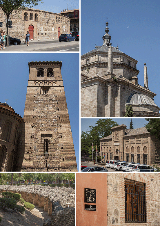 Toledo - plaza de toros, ospedale e altri scorci