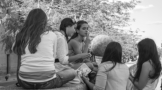 San Lorenzo dell'El Escorial, ragazze spagnole