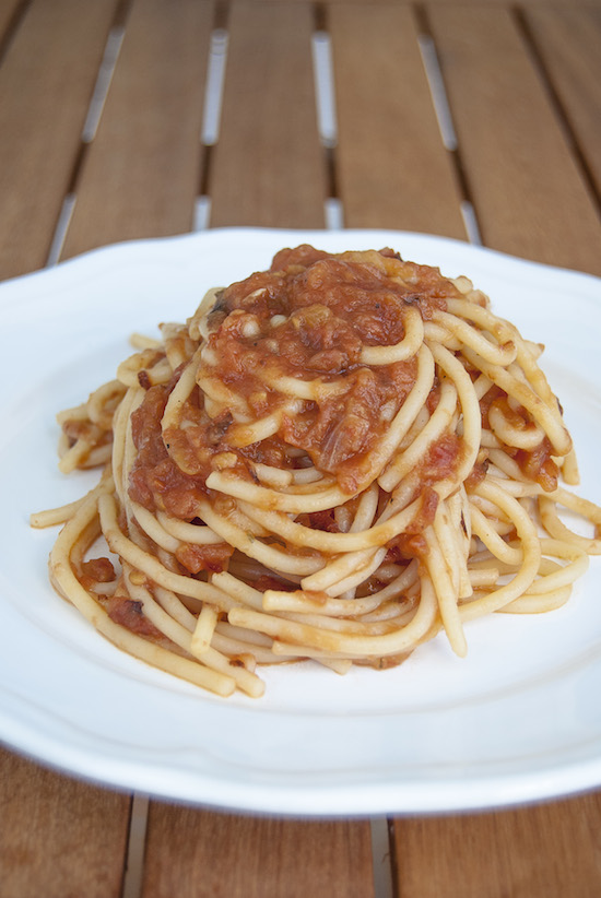 Pasta al pomodoro dell'estate